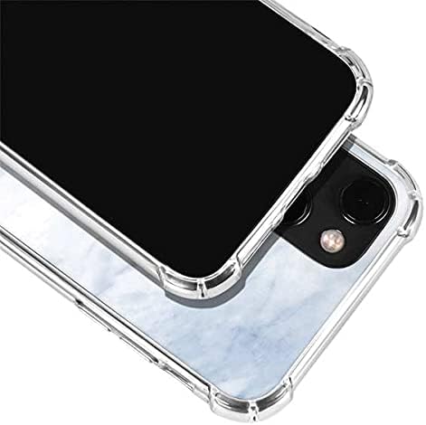 Skinit Clear Phone Case Compatible with iPhone 13 Mini - Blue Marble Design