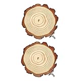 Kisangel 2pcs Bird Perch Stand Platform Natural Pine Bird Supplies for Pet for Parrots and Animals Promotes Healthy Activity and Exercise