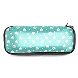 Das Stiftetui hat ein großes Fassungsvermögen, einen vielschichtigen Innenraum, eine elastische Netztasche für Schreibwaren wie einen Lineal-Radiergummi, eine bewegliche Zwischenschicht für Stifte und einen großen Raum für andere Gegenstände auf der Unterseite.