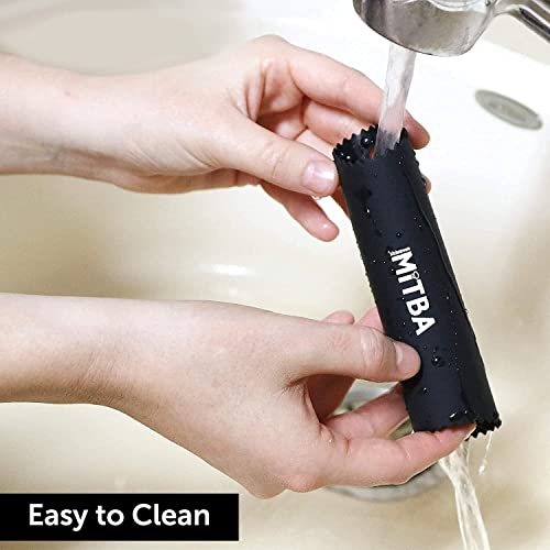 Garlic Peeler By Mitba It's Easy And Quick To Peel Garlic Cloves Silicone Tube Roller Peeling Without Smell From Hands! Odor Free Kitchen Tool Innovative Design With Inner Bulges. #TOP4