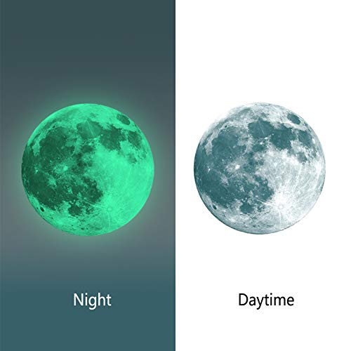 Vinilo decorativo lunar luminoso para pared miniatura 6