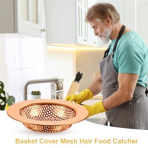 2PCS Colador para Fregadero Cocina de Acero Inoxidable miniatura 6