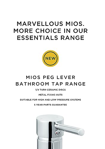 Bristan Essentials Mios baterie łazienkowe, bateria umywalkowa