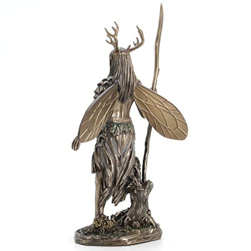 Estatua de diseño Veronese diseño 26 cm con acabado bronce antiguo miniatura 7