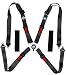 OpenWheeler Racing Cockpit Four Point Harness. Virtual Reality add-on. BLACK