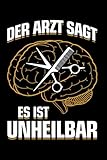 Friseur: ...es ist unheilbar: Notizbuch / Notizheft für Frisör Haarsalon Friseursalon A5 (6x9in) liniert mit Linien (German Edition)