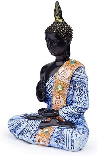 VOANZO Thai Buddha Meditating Peace Harmony Statue Home Décor