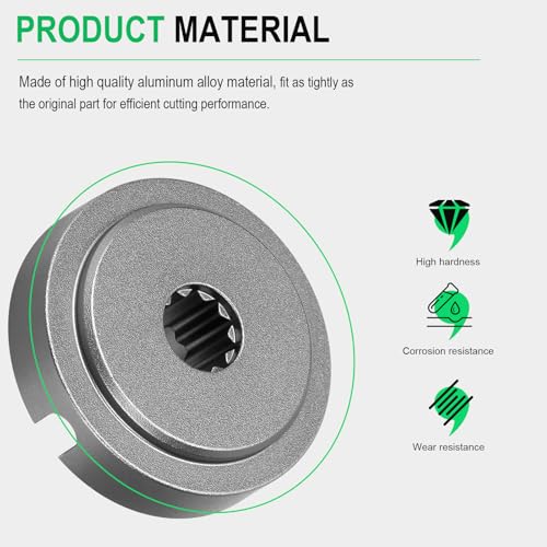 C535000210 Grass Trimmer Adapter Plate Fit for Echo String Trimmer Head, Blade Adapter Replacement Parts for Echo Blade Conversion Kits Used on SRM-225 SRM-280 SRM-266 SRM-210 SRM-211 SRM-251 SRM2620 - Thumbnail 3