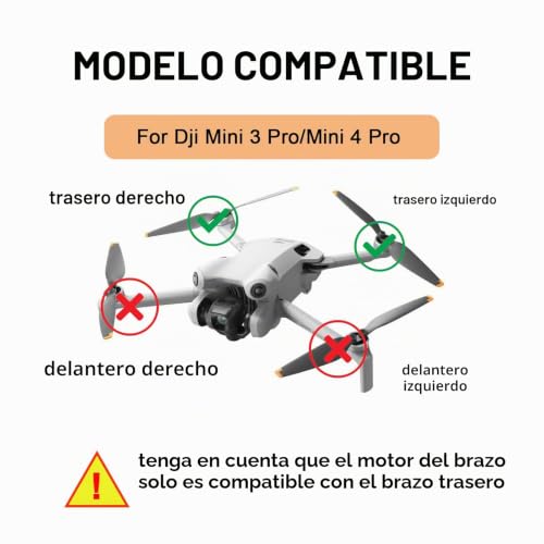 Motor para DJI Mini 3 Pro soluciona error de motor atascado 3