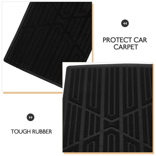 CATIEBYE Parche para Alfombrilla de Suelo de Coche Negro, Almohadilla de Goma Antideslizante Resistente, Protector para Pedales y Reparación de Alfombras Automotrices, Accesorio Interior - imagen 7