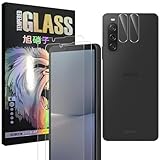 対応 Xperia 10 V SO-52D SOG11 ガラスフイルム【2+2 枚セット-国産旭硝子】 xperia10 v ガラスフィルム 2枚 + レンズ保護フィルム 2枚 エクスペリア10 V 液晶 保護フィルム 強化ガラス 【 硬度9H 耐衝撃 飛散防止 超薄 厚さ0.26mm 気泡ゼロ 3D Touch対応 高感度 撥油性 指紋防止 超耐久 ラウンドエッジ加工 】 SNKXP10VTM22