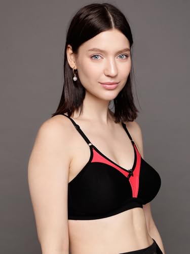 Image of Clovia Women's Cotton Rich Non-Padded Non-Wired T-Shirt Bra
