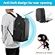 CADeN Anti-Diebstahl-Design Kamerarucksack Tasche für Sony Canon Nikon DSLR/SLR Spiegellos Wasserdicht mit 15,6 Laptopfach, USB-Ladeanschluss, Stativhalterung, Regenschutz, Schwarz L