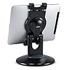 Aidata Tablet Stand – Compatible with iPad, iPad Mini, and Most 6-Inch-13-Inch Tablets, Adjustable Commercial POS Holder with 360-Degree Swivel, for Retail, Classroom, Business, and Home, Black