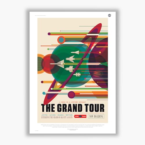 Poster mural NASA Space Tourism Spiffing Prints décoration taille M - 2