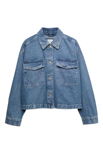 Marks & Spencer Denim-Shacket Damen Mittleres Indigo M