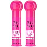 TIGI Bed Head After Party Smoothing Cream 2-Pack – Ultimate Frizz Control Hair Care Products for Smooth, Shiny Hair, Summer Fruit Medley Scent, 3.38 Oz Ea