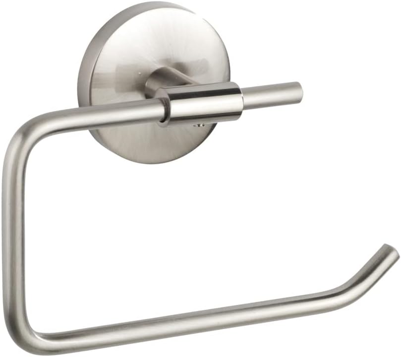 WENKO Cuba Toilet Roll Holder Without Lid, 13,5 x 9,5 x 4 cm, Silver Matt