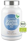 🔹 PREMIUM BIO ASHWAGANDHA: 180 vegane, hochdosierte Kapseln mit jeweils 700mg Bio Ashwagandha-Wurzelpulver (Withania Somnifera) der besten Güteklasse. Schonend getrocknet und unter kontrolliert biologischen Bedingungen direkt vom Bio-Hersteller zu Pulver gemahlen.