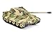 Produktbild ES-TOYS RC Panzer Deutscher Königstiger - Henschelturm 1:16 Heng Long mit Rauch und Sound, Stahlgetriebe + 2,4Ghz -V7.0