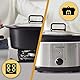 Crockpot Schongartopf | 3,5 Liter (3-4 Personen) | Behälter zum Bräunen von Fleisch und Gemüse | Edelstahl [CSC085X], Cromo