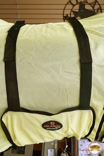 Image of HILASON Horse Fly Sheet UV Protect Breathable Mesh Bug Mosquito Spring | Summer Horse Rug | Fly Rug