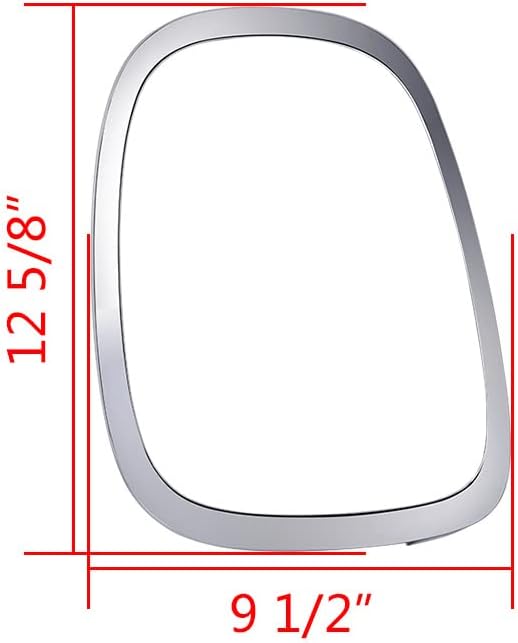 Astra Depot Compatible with MINI COOPER Front&Rear Headlight Bezel and Tail Lights Trim Surround Ring 2014-2019 2020 2021 2022 2023 F55 F56 F57, Chrome (Trim Removal Tool include)