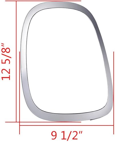 Miniatura 5 de Par de faros delanteros y traseros cromados izquierdo derecho + anillos de ajuste de luz trasera, bisel compatible con BMW Mini Cooper F55 F56 F57