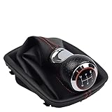  PAKJEL Auto Schaltknäufe für Audi A4 B6 8E 2000-2004 A6 C5 4B 1997-2005 5 6 Speed Schaltknauf Schalthebel Steuerknüppel Schaltgetriebe Gang Umschaltknopf Innenausstattung Ersatz Passt.,A-5-r Speed