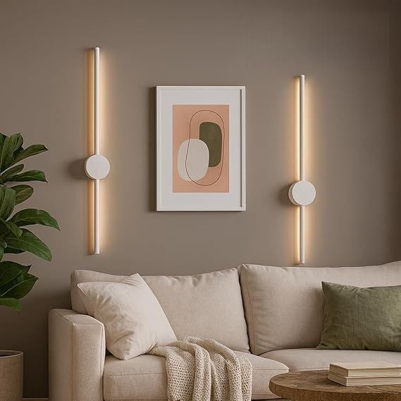 وحدة إنارة جدارية LED باللون الأبيض لغرفة المعيشة من الألومنيوم موفرة للطاقة بإضاءة دافئة - صورة 10
