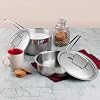 Vinod Classique Deluxe Stainless Steel Cookware Combo Set of 2 Pcs | Saucepan 71 oz |6 inches| Frypan 7.8 inches | Extra Deep, Riveted Handles | Induction Base | 2 Year Warranty #1