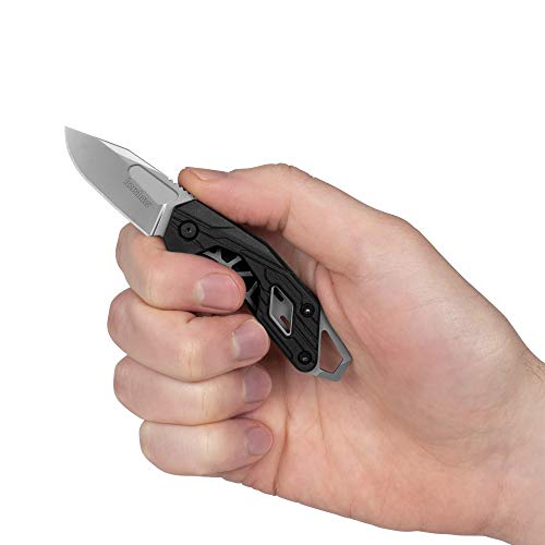 Kershaw Faca de bolso dobrável diodo, lâmina de 4,6 cm com abertura manual, trava de forro (1230), p