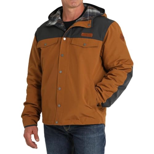 Cinch Men's Brown Canvas Barn Coat Brown L