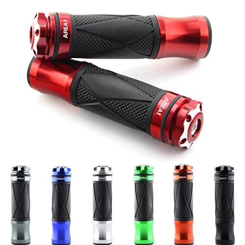 Poignées de guidon compatibles avec Peugeot Speedfight 2, 3, 4, Iceblade Darkside Pure (Xtreme/Rouge)