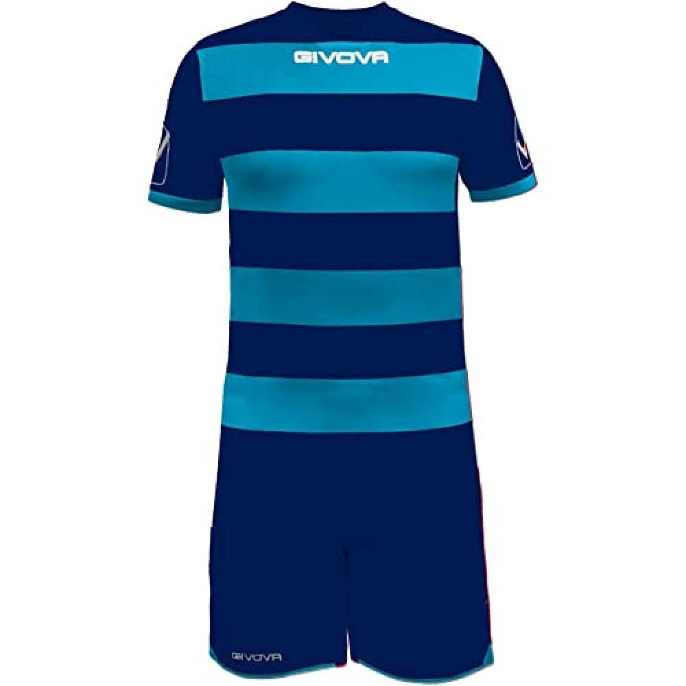 Givova, kit rugby, blue/heavenly, L