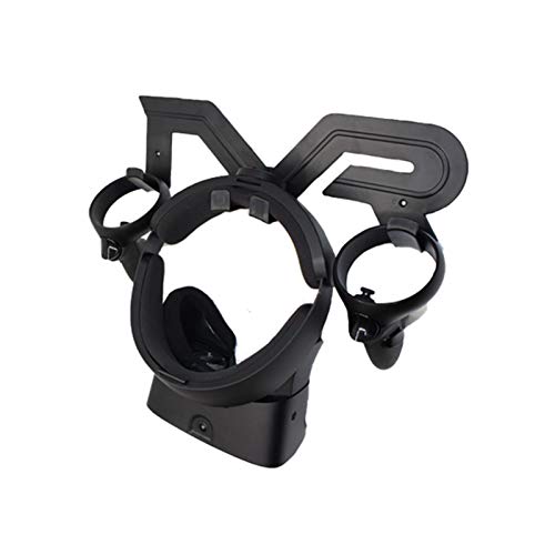 VR Headset Wall Mount Storage Stand Hook for Oculus Quest 2,Rift-S,HTC Vive,Vive Pro,Playstation VR,Valve Index,Vive Cosmos and Mixed Reality Headsets (Black)