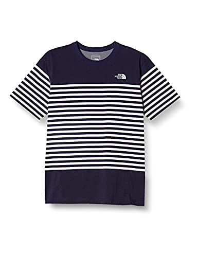 [THE NORTH FACE] メンズ ショートスリーブパネルボーダーティー S/S Panel Border Tee NY TNFネイビー M