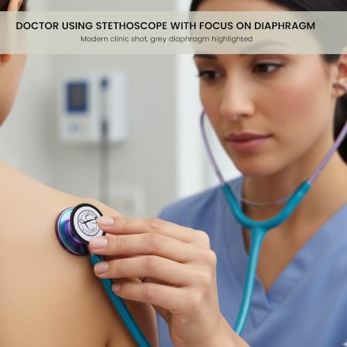 Image of Premium Quality Spares for Littman Stethoscope Classic III and Cardiology IV, Black
