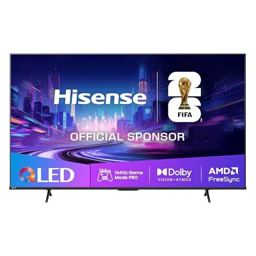 Hisense 75E7Q PRO Fehrnseher,75 Zoll,4K UHD QLED, Smart TV,144Hz Game Mode PRO,Filmaker Mode, AMD FreeSync Premium,AI HDR Upscaler,Dolby Vision IQ,Dolby Atmos,Sprachsteuerung [2025]