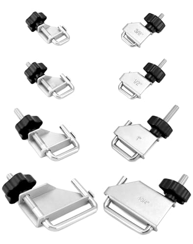 QWORK Fluid Line Clamp kit, 8-Piece Vacuum Line Pipe Pinch Off Clamps, Vacuum Radiator Fuel Line Clamps, 4 Sizes (3/8", 1/2", 1", 1-3/4") by QWORK - Used condition - Image 6