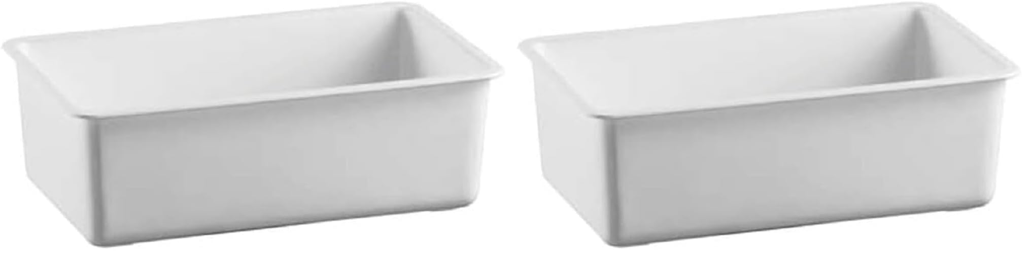 Giganplast Vaschetta idonea per il trasporto e l'esposizione degli alimenti, Misura/e - cm 30x20 h.10-4 Litri (Confezione da 2)