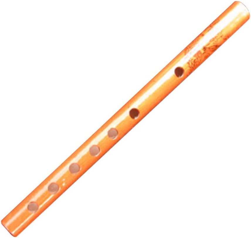 Chinese Traditional 6 Holes Flute Vertical Clarinet Student Musical Instrument Wooden Color
