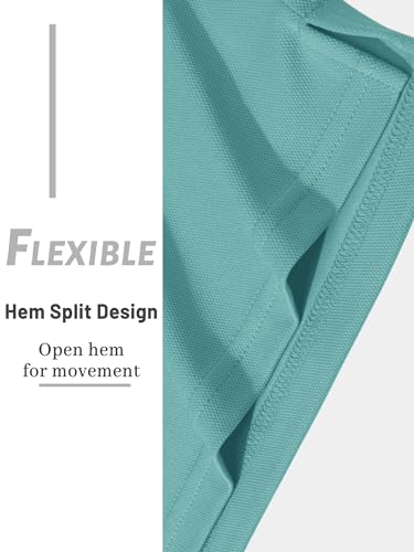 TACVASEN Men's Polo Shirts Long Sleeve Golf Quick Dry Moisture Wicking Lightweight Casual Shirt with 3-Buttons - Image 6