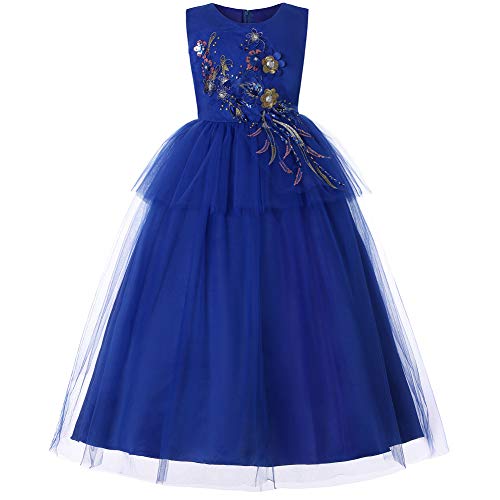 Vestido de dama de honor con flores para acompañar a la novia con amor