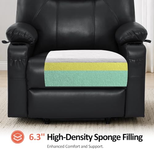 Image of MCombo Power Lift Recliner Chair for Elderly, Heat and Massage R7042