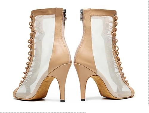 Chaussures de danse modernes légères marron clair pour sublimer vos mouvements - 5