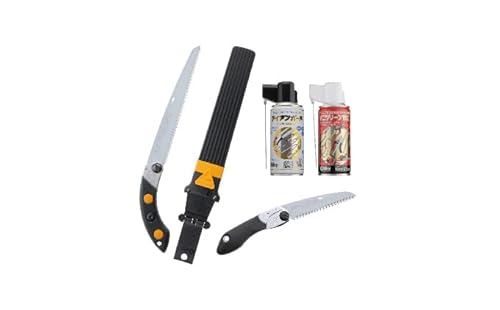 乾燥木材、生木どちらも切れる シルキー万能鋸セットD