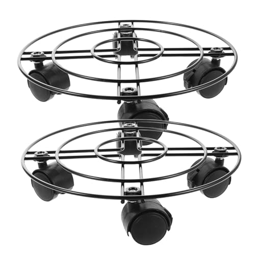 Roulettes pivotantes 360° VICASKY pour bain de pieds rond de 25 cm de diamètre