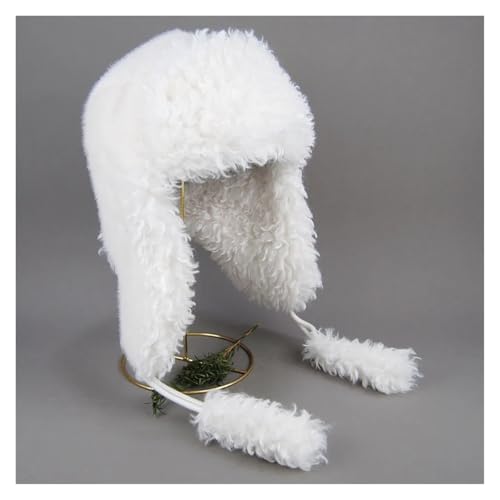 Chapeau de trappeur contre le froid glacial isolation laine et cuir d'hiver - 3