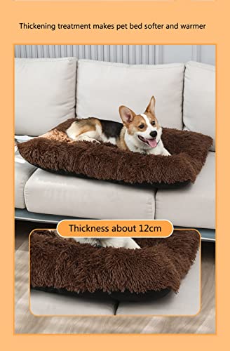 Cama de cachorro grande para cães grandes, colchão de pelúcia para animais de estimação, tapete de c